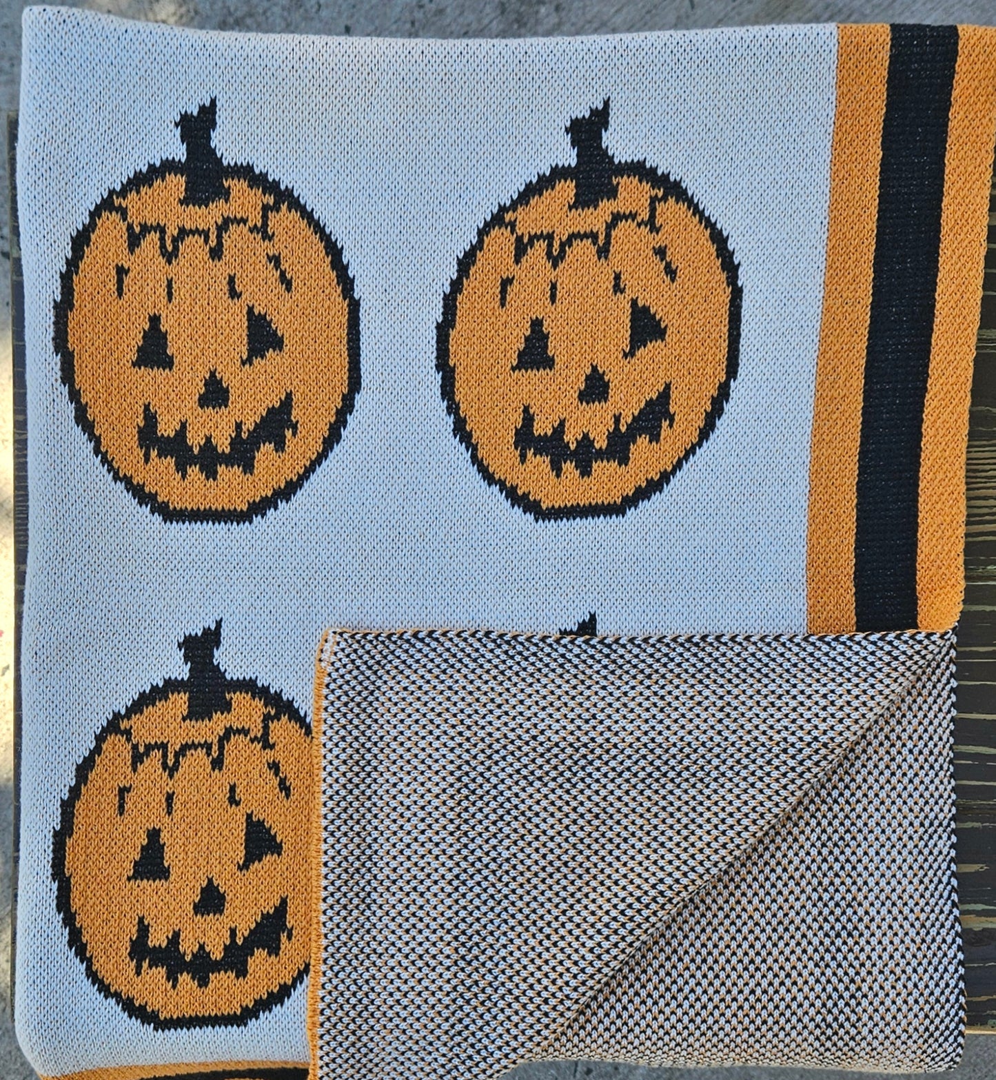 Pumpkin Baby Throw